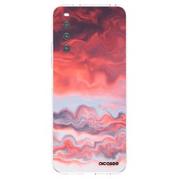 Átlátszó szilikon tok az alábbi mobiltelefonokra Sony Xperia 10 IV 5G - Sunset