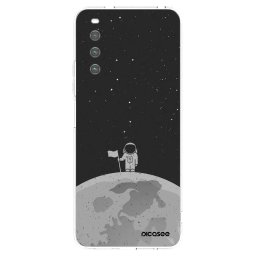 Átlátszó szilikon tok az alábbi mobiltelefonokra Sony Xperia 10 IV 5G - Astronaut