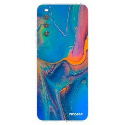 Átlátszó szilikon tok az alábbi mobiltelefonokra Sony Xperia 10 IV 5G - Rainbow