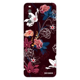 Átlátszó szilikon tok az alábbi mobiltelefonokra Sony Xperia 10 IV 5G - Dark Meadow
