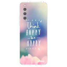 Átlátszó szilikon tok az alábbi mobiltelefonokra Sony Xperia 10 IV 5G - Think happy be happy