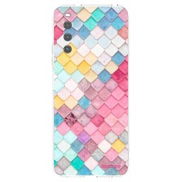 Átlátszó szilikon tok az alábbi mobiltelefonokra Sony Xperia 10 IV 5G - Colorful roof
