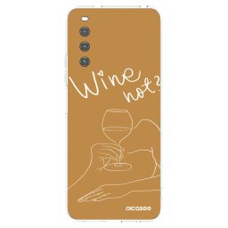 Átlátszó szilikon tok az alábbi mobiltelefonokra Sony Xperia 10 IV 5G - Wine not