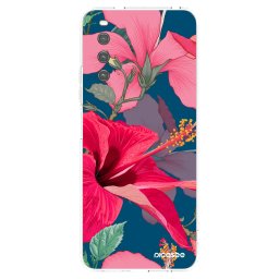 Átlátszó szilikon tok az alábbi mobiltelefonokra Sony Xperia 10 IV 5G - Hibiscus