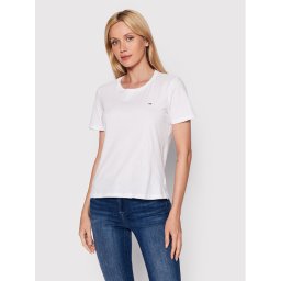 Tommy Jeans Póló DW0DW14616 Fehér Regular Fit