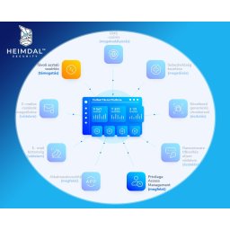 Heimdal Remote Desktop Concurent Admin sessions*, 10 Admins up to 500 devices/license 6-10 licensz között