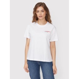 The Kooples Póló Carry Over FTSC25026K Fehér Regular Fit