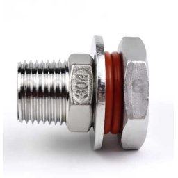 Rozsdamentes Acél Átvezető 3/8"-os (4374)
