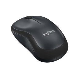 LOGITECH Egér, vezeték nélküli, optikai, USB, LOGITECH, "M220 Silent", fekete