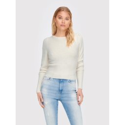 ONLY Sweater Lella 15260678 Fehér Slim Fit