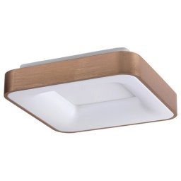 LED lámpatest , mennyezeti , 30W , természetes fehér , négyzet , arany , Rábalux , CARMELLA