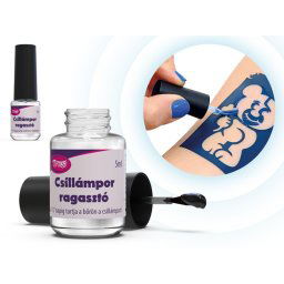 TyToo Csillámpor LunaStar ragasztó 5ml Fehér