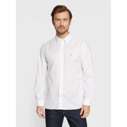 Tommy Hilfiger Ing Core Flex Poplin MW0MW25035 Fehér Regular Fit