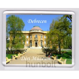 Debrecen Déri Múzeum hűtőmágnes (műanyag keretes)