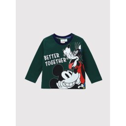 Original Marines Blúz Myszka Miki DCAV0643NM Zöld Regular Fit
