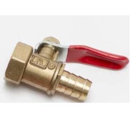 1/4"-os Belsőmenetes Réz Csap 10mm-es Csőcsatlakozóval (4382)