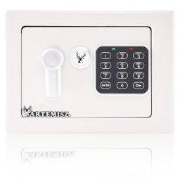 Otthoni mini Széf elektromos zárral - fehér ARTEMISZ(R)