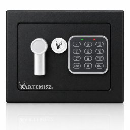 Otthoni mini Széf elektomos zárral fekete ARTEMISZ(R)