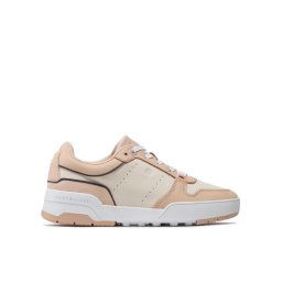 Tommy Hilfiger Sportcipő Low Cut Basket Sneaker FW0FW06524 Bézs