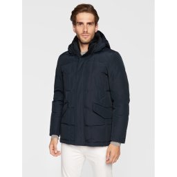 Woolrich Pehelykabát Blizzard Field CFWOOU0621MRUT0001 Sötétkék Regular Fit