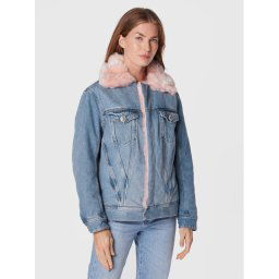 Liu Jo Farmer kabát UF2089 D4751 Kék Regular Fit