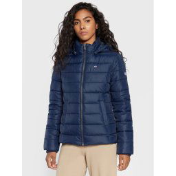 Tommy Jeans Pehelykabát Basic DW0DW13741 Sötétkék Regular Fit