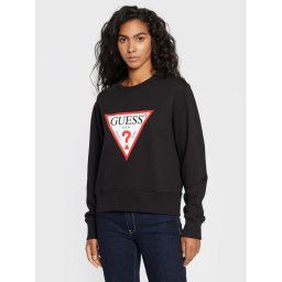 Guess Pulóver Original W2YQ16 KBA10 Fekete Regular Fit