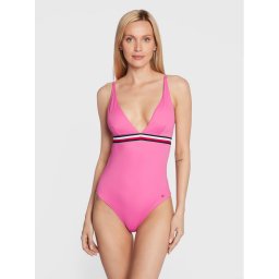 Tommy Hilfiger Női fürdőruha Plunge-Rp UW0UW02700 Rózsaszín