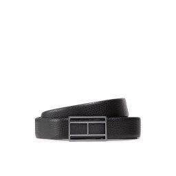 Tommy Hilfiger Férfi öv Flag Logo Buckle 3.5 AM0AM10332 Fekete