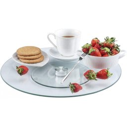 Perfect Home Forgatható üveg tortatál, kínáló 34 cm