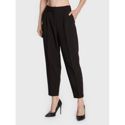 Bruuns Bazaar Szövet nadrág Cindy Sus Dagny BBW2393 Fekete Loose Fit