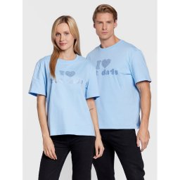 2005 Póló Unisex Hot Dads Kék Regular Fit