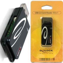 PC alkatrész, kiegészítő Univerzális Kártyaolvasóstift USB ew04425