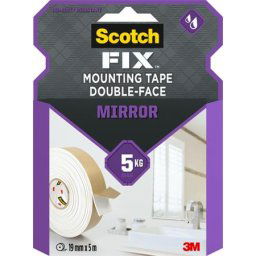 3M SCOTCH Tükörragasztó szalag, kétoldalas, 19 mm x 5 m, 3M SCOTCH "Mirror"