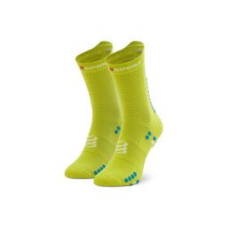 Compressport Unisex Magasszárú Zokni Pro Racing V4.0 Run High XU00046B Zöld