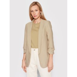 Pieces Zakó Boss 17090996 Bézs Regular Fit