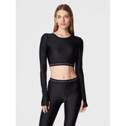 Versace Jeans Couture Blúz 73HAH218 Fekete Slim Fit