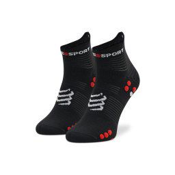 Compressport Unisex Magasszárú Zokni Pro Racing Socks V4.0 Run Low XU00047B_906 Fekete