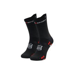 Compressport Unisex Magasszárú Zokni Pro Racing Socks V4.0 Run High XU00046B_906 Fekete