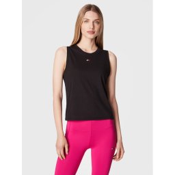 Tommy Hilfiger Felső Mesh Core S10S101390 Fekete Regular Fit