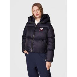 Tommy Hilfiger Pehelykabát Monogram WW0WW37479 Sötétkék Regular Fit