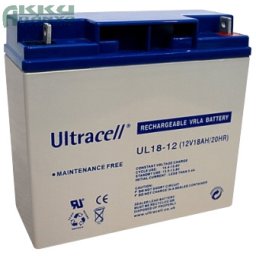 ULTRACELL 12V 18Ah akkumulátor UL18-12 AU-12180