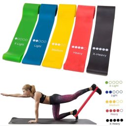 Resistance band, fitnesz gumiszalag
