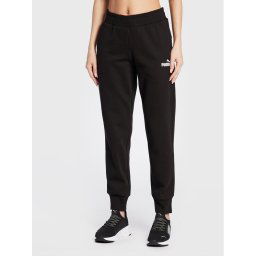 Puma Melegítő alsó Essenstials 586839 Fekete Regular Fit