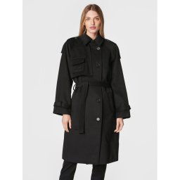Bruuns Bazaar Átmeneti kabát Catarina BBW3009 Fekete Regular Fit