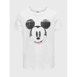 Kids ONLY Póló MICKEY MOUSE 15271015 Fehér Boxy Fit