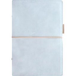 FILOFAX Kalendárium, gyűrűs, betétlapokkal, A5 méret, FILOFAX, "Domino" Soft", pasztellkék