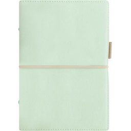 FILOFAX Kalendárium, gyűrűs, betétlapokkal, A5 méret, FILOFAX, "Domino" Soft", pasztellzöld