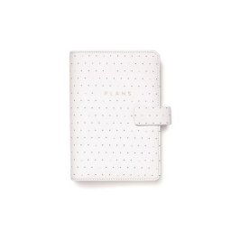 FILOFAX Kalendárium, gyűrűs, betétlapokkal, personal méret, FILOFAX "Moonlight", fehér