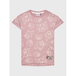 Fila Hétköznapi ruha Tom & Jerry Tarija FAK0114 Rózsaszín Regular Fit